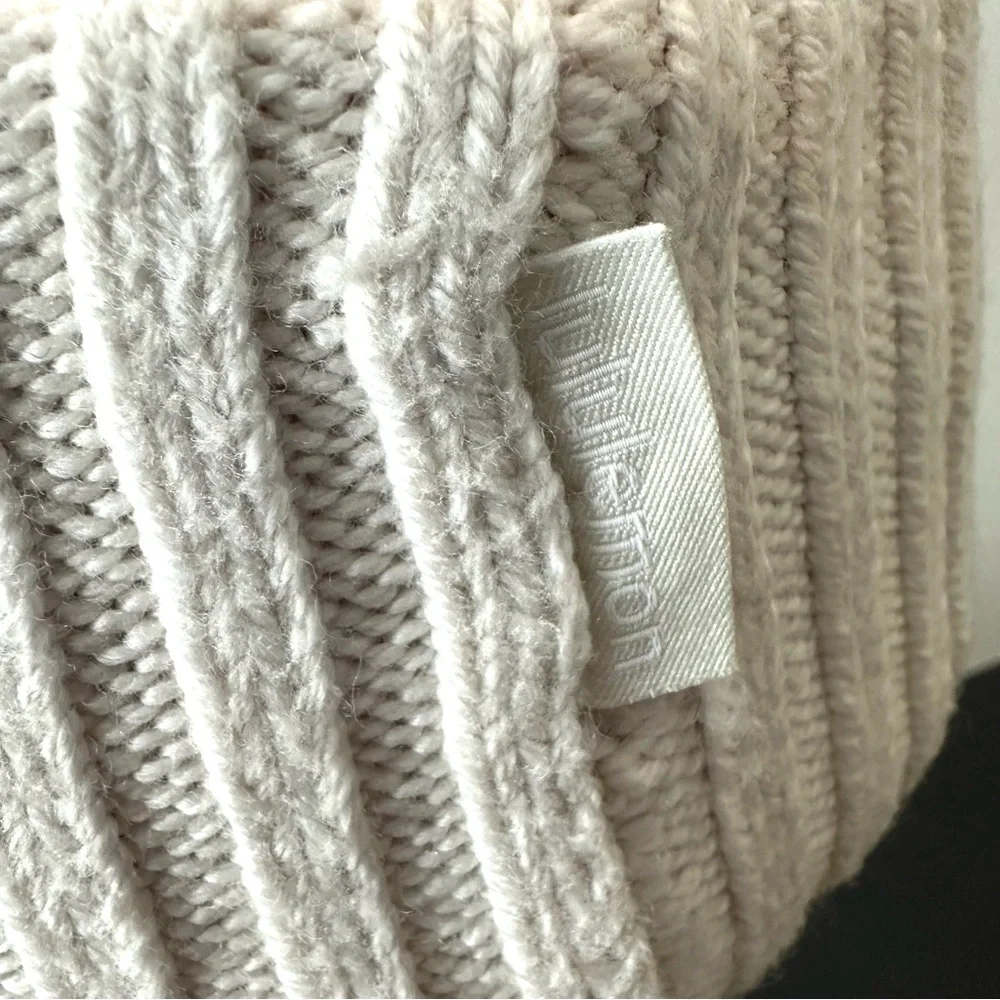 Lululemon Ombré knit textured Beanie Bone/White Opal - Picture 4 of 10